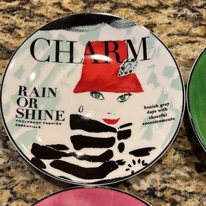 NWOT Kate Spade Make Headlines Plates